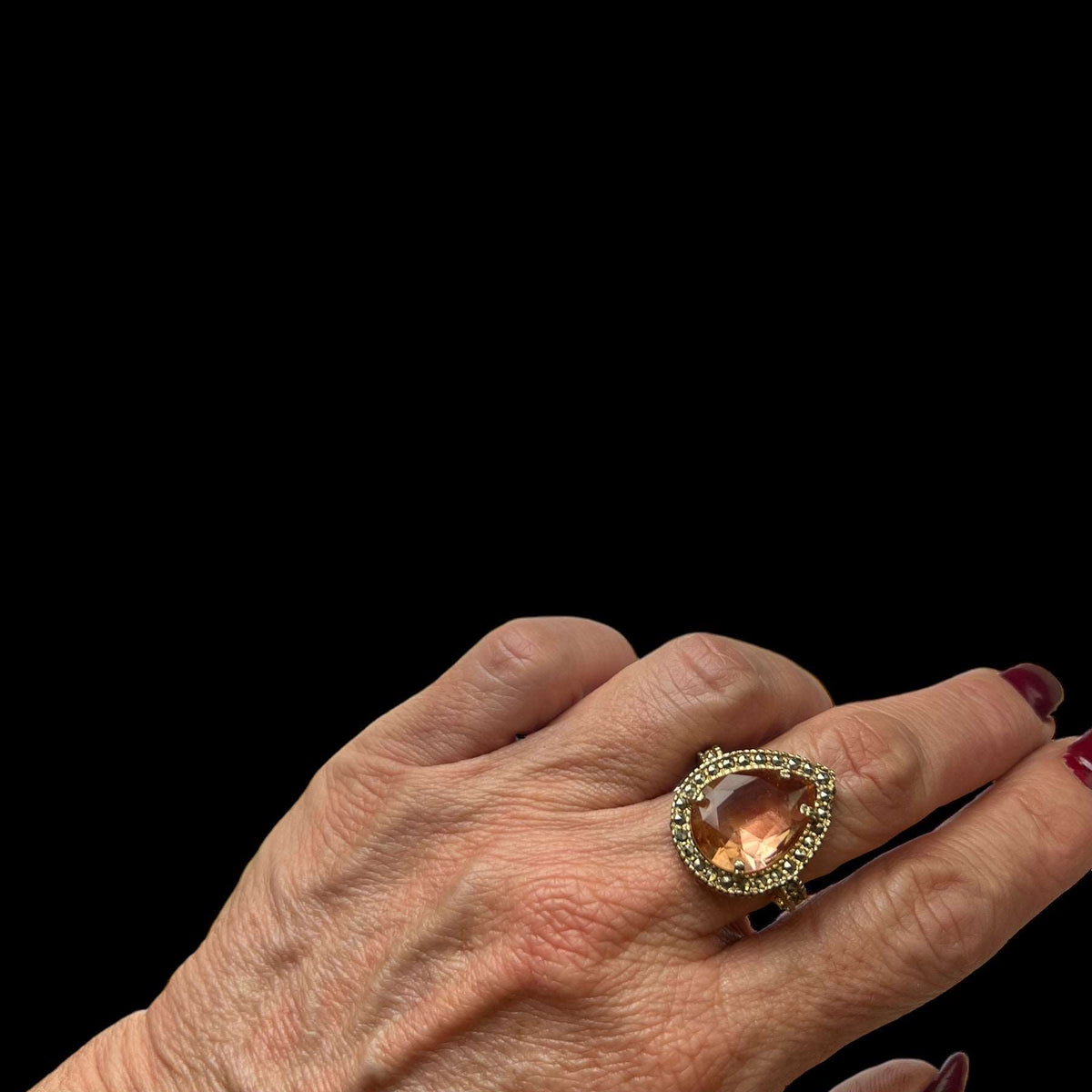 Anillo Jan II Gold Peach Anillos de Joyería Regina Castillo