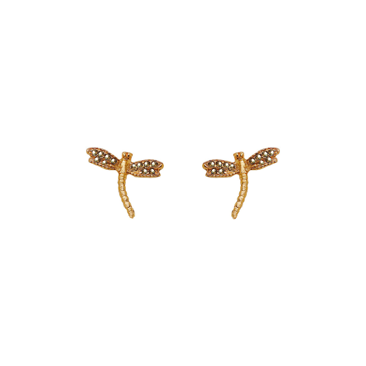 Arete Libélula Gold