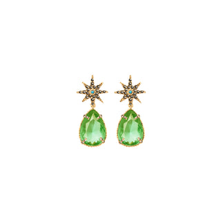 Combo Arete Polaris con Drops Clásicos chicos Arete + Drop de Joyería Regina Castillo