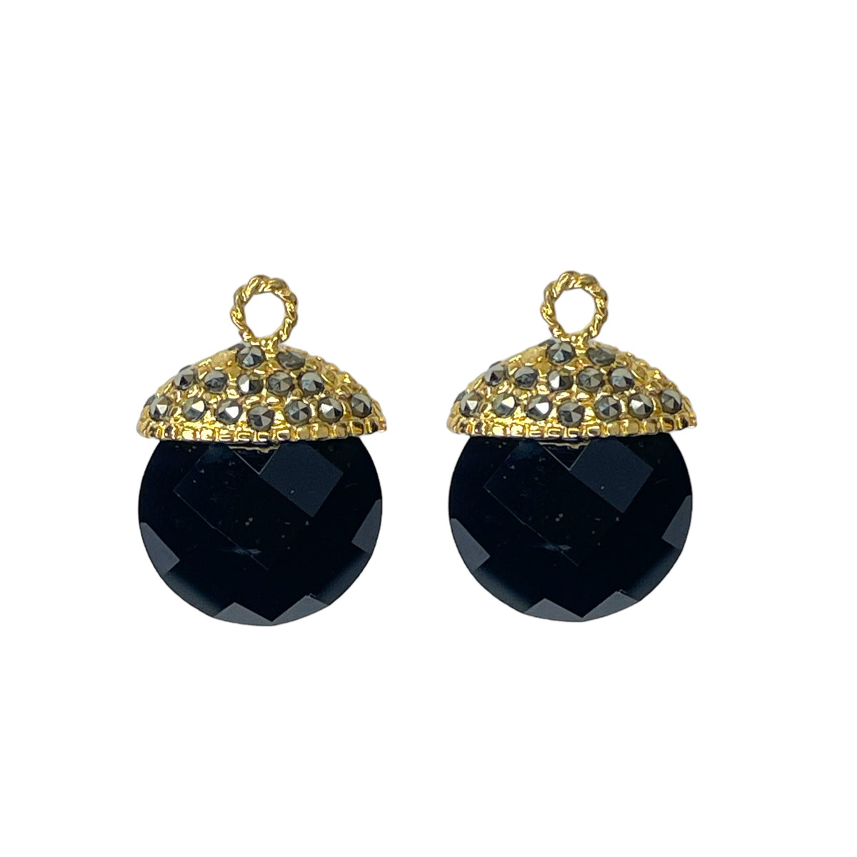 Drop redondo fut gold desmontable Drops de Joyería Regina Castillo