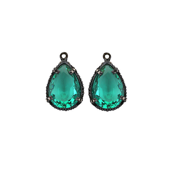 Drop clásico chico con pátina grisácea Drops de Joyería Regina Castillo
