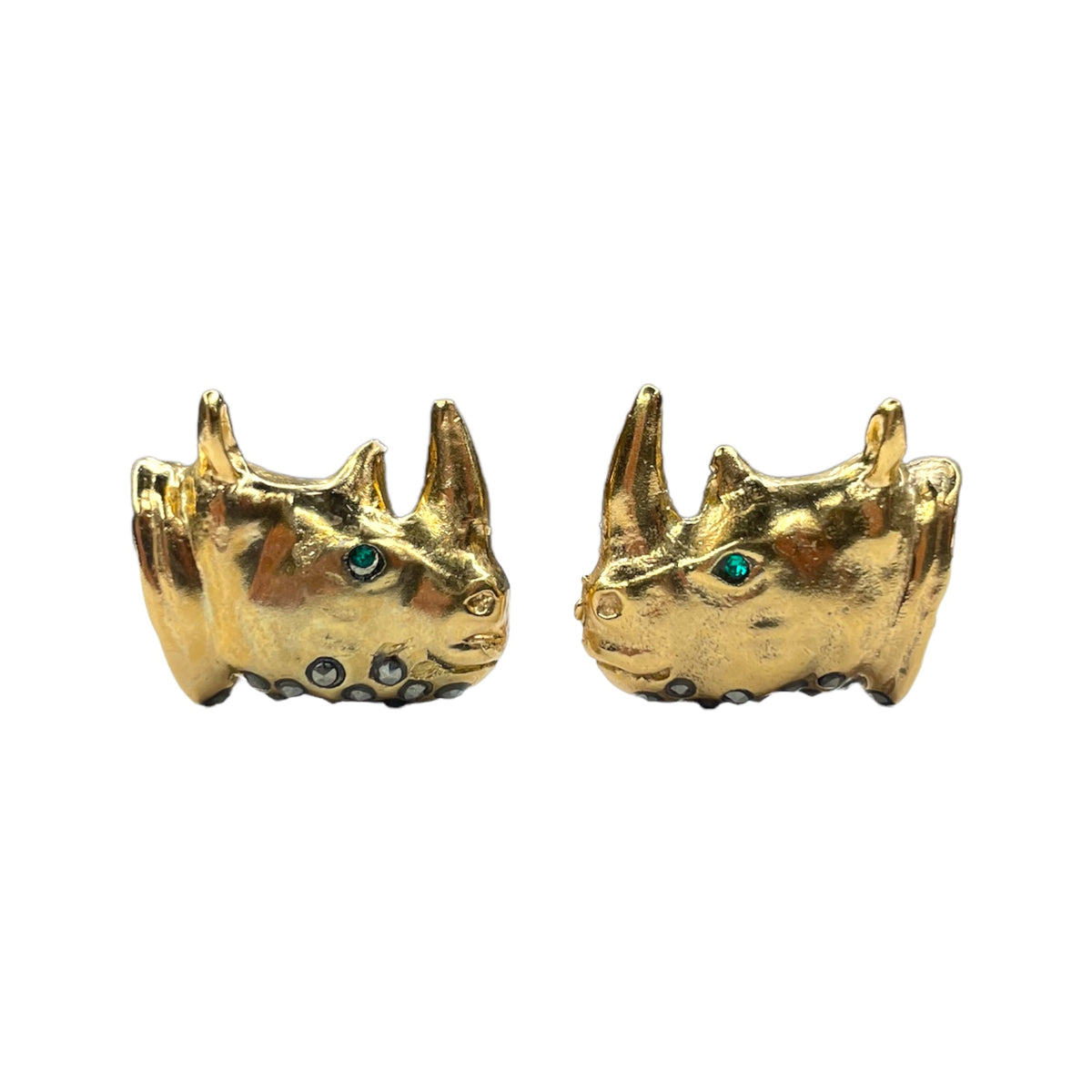 MANCUERNILLAS RINOCERONTE GOLD mancuernillas de Joyería Regina Castillo