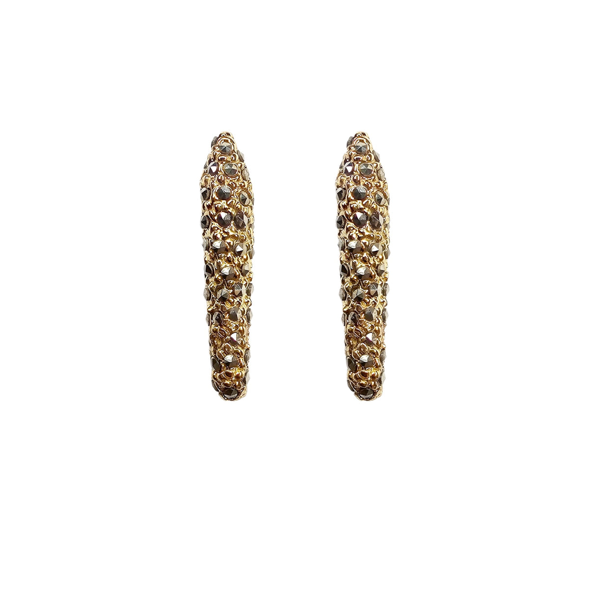 Arete Basik Gold Aretes de Joyería Regina Castillo