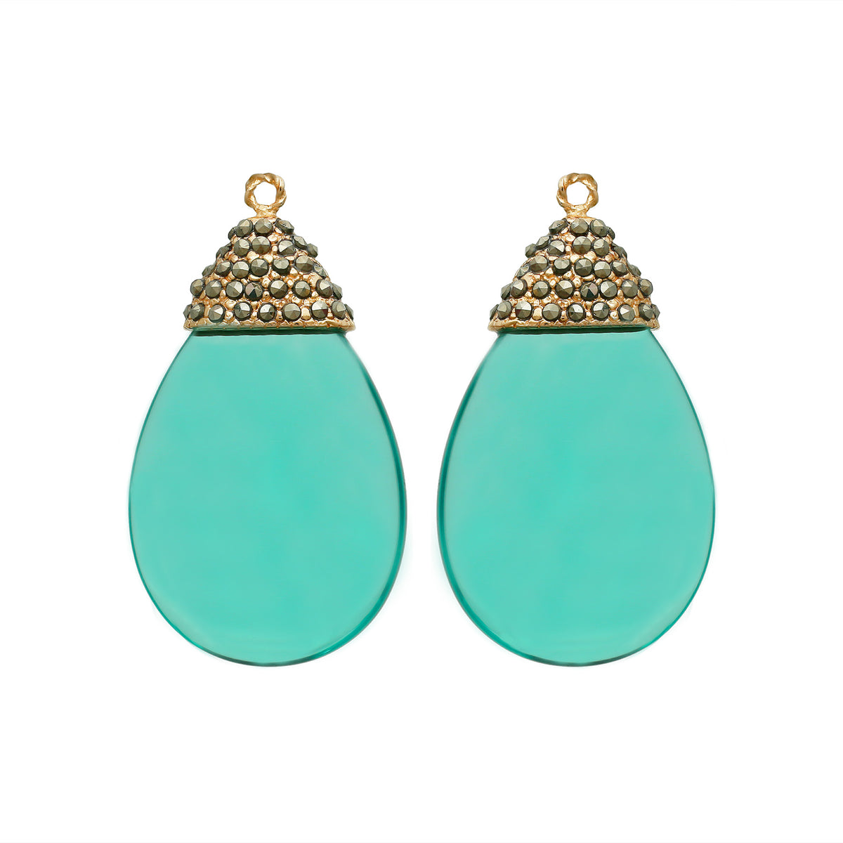 DROP HATTY GOLD Drops de Joyería Regina Castillo