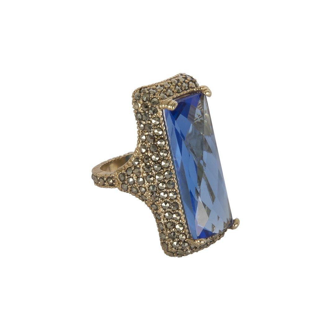 Anillo Bag de plata azul bebé Anillos de Joyería Regina Castillo