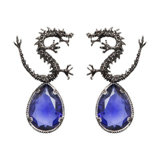 Arete Bugs Drágon Clásico Vintage Aretes con Drop (No desmontable) de Joyería Regina Castillo