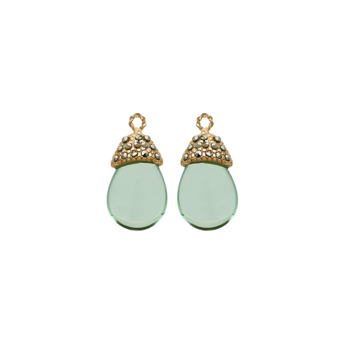 Drop Hatty chico con baño de oro Drops de Joyería Regina Castillo