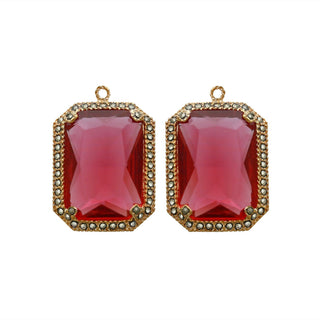 Drop baguette clásico dorado Drops de Joyería Regina Castillo