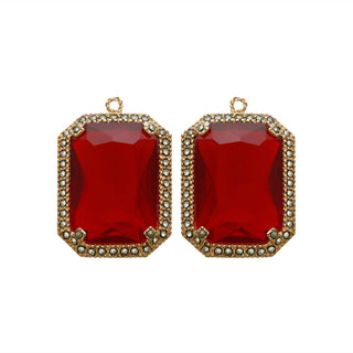 Drop baguette clásico dorado Drops de Joyería Regina Castillo