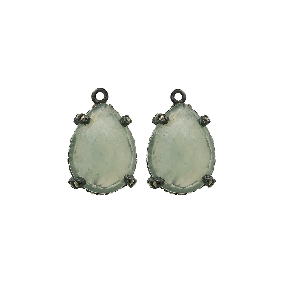 Drop prehnita gota chica (P) Drops de Joyería Regina Castillo