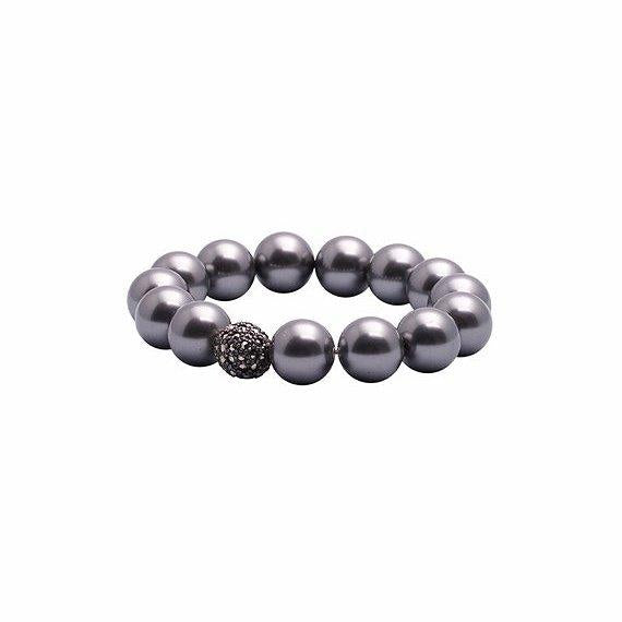 Pulsera Perlas Grises C Pulseras de Joyería Regina Castillo