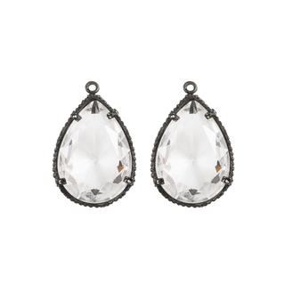 Drop clásico con pátina grisácea Drops de Joyería Regina Castillo