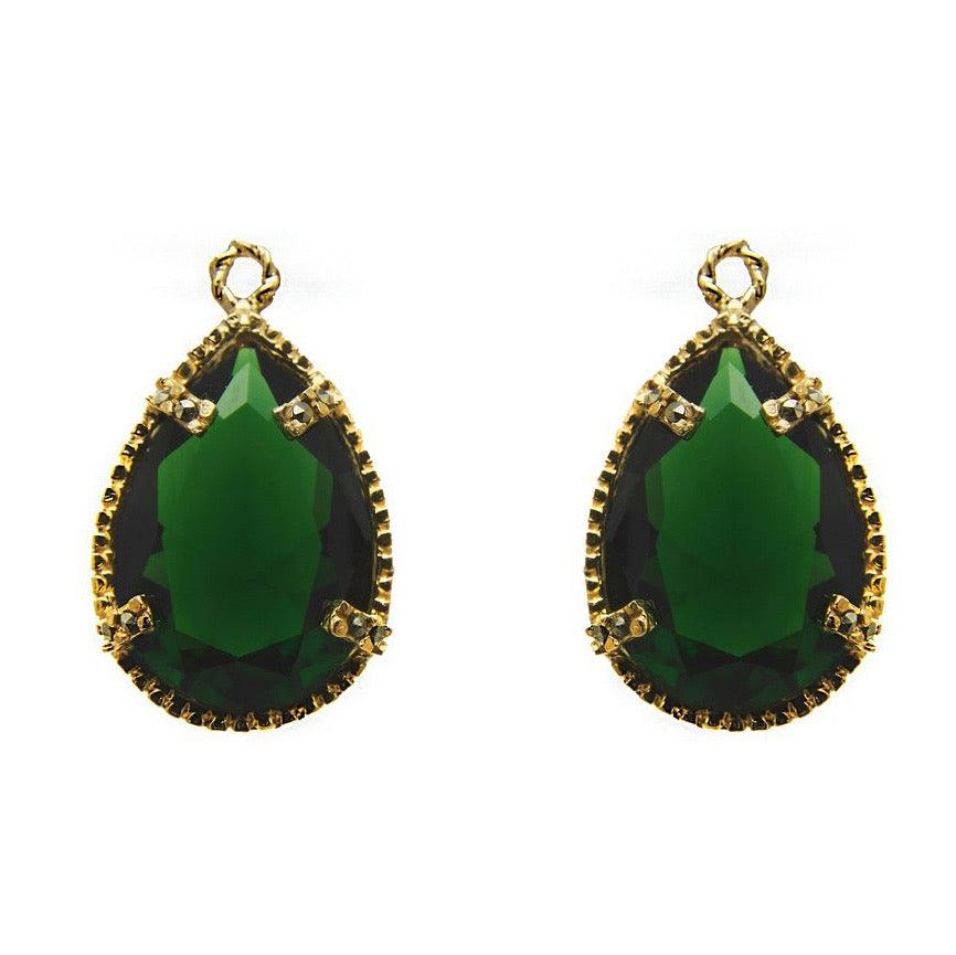 Drop clásico chico con baño de oro Drops de Joyería Regina Castillo