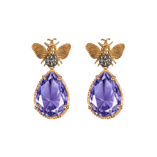 Arete Bee Mix+ Drop Clasico Gold