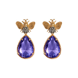 Arete Bee Mix+ Drop Clasico Gold