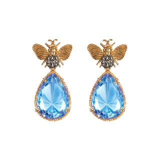 Arete Bee Mix+ Drop Clasico Gold
