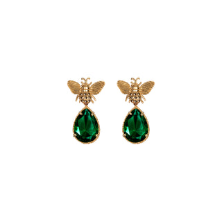 Arete Bee + Drop Clasico Gold