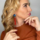 Arete Federiko + Drop Racci Gold Arete + Drop de Joyería Regina Castillo