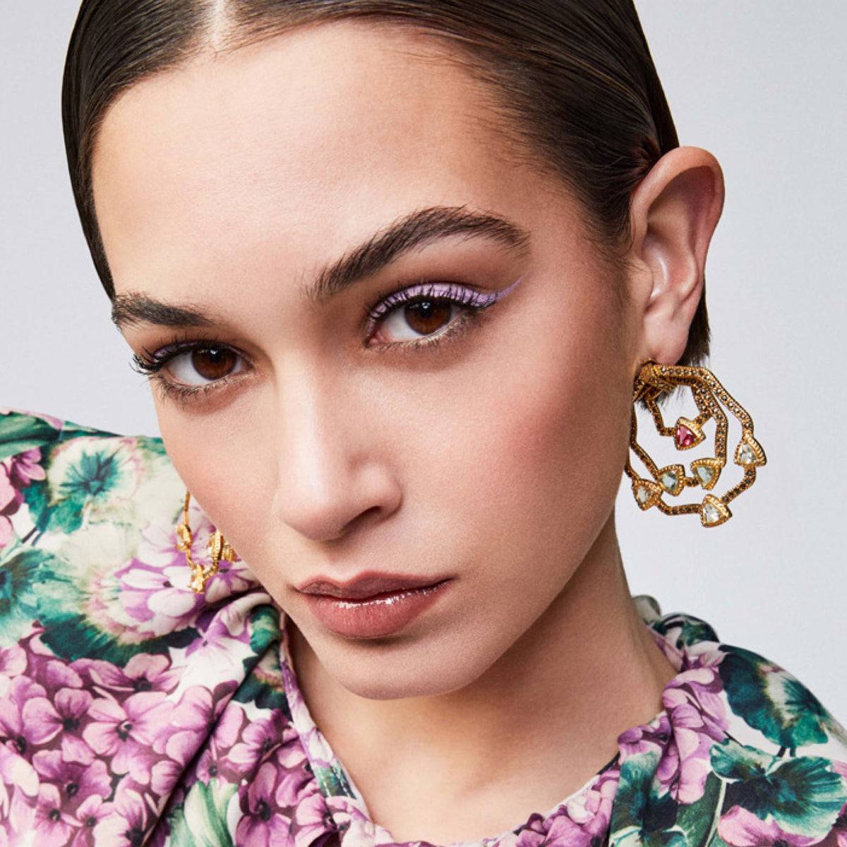 Arete Colmena (no desmontable) Aretes de Joyería Regina Castillo