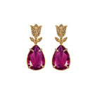 COMBO Tulip Gold con Drop Clásico, Drop Fut y Briolette (LIMITED) Arete + Drop de Joyería Regina Castillo