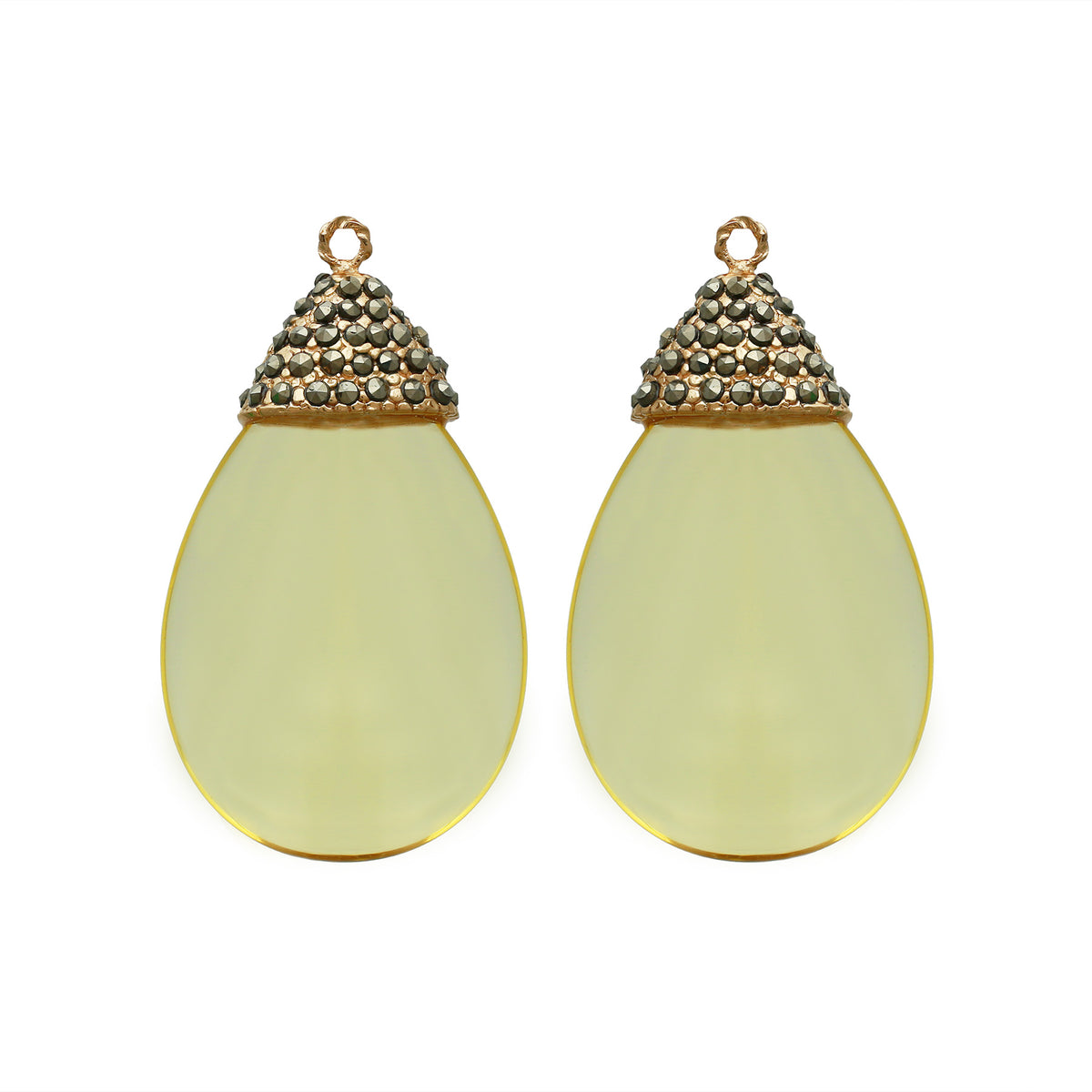 DROP HATTY GOLD Drops de Joyería Regina Castillo