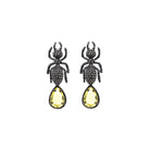 COMBO HORMIGA ATTA PAV CON DROP CLÁSICO VERDE, AMARILLO Y ÁMBAR Arete + Drop de Joyería Regina Castillo