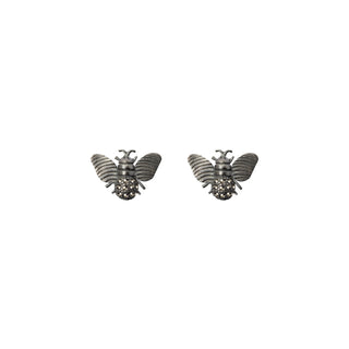 Boucle d'oreille abeille en argent (personnalisable)