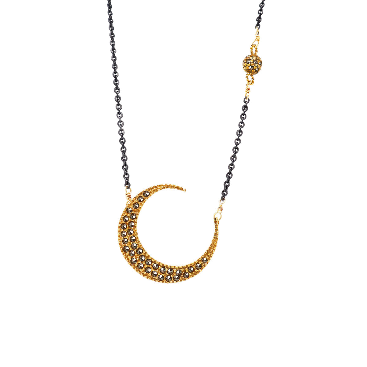 Collar Luna de plata Cadenas y Collares de Joyería Regina Castillo