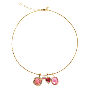 Collar Rígido Corazón Rosa