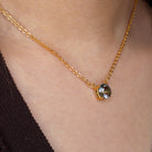 COLLAR SOLITARIO HUMO GOLD Collares de Joyería Regina Castillo