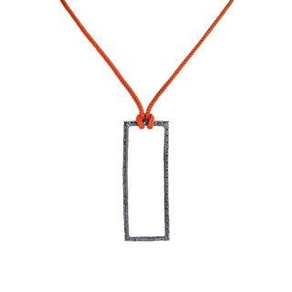 COLLAR HILO TEJIDO + DIJE MARCO PAV Collares de Joyería Regina Castillo