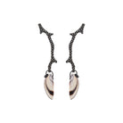 Aretes Cory Drop Concha Cellana Pav Arete + Drop de Joyería Regina Castillo