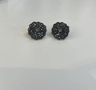 Boucle d'oreille fleur de cosmos personnalisable