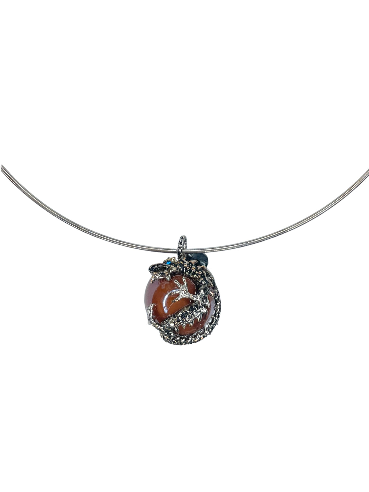 COLLAR RIGIDO PAV DRAGÓN Collares de Joyería Regina Castillo