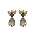 Arete Abeja I de plata + Drop Clásico desmontables Arete + Drop de Joyería Regina Castillo