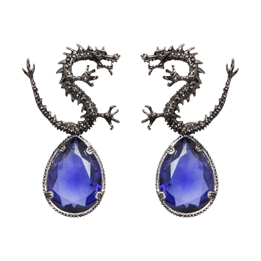 Arete Bugs Drágon Clásico Vintage Aretes con Drop (No desmontable) de Joyería Regina Castillo