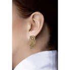 Arete de Algas de plata desmontable Arete Base de Joyería Regina Castillo