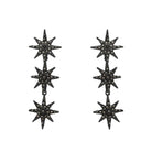 Arete triple polaris Aretes de Joyería Regina Castillo
