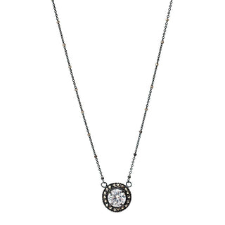 Cadena solitario corona Collares de Joyería Regina Castillo