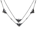 Collar Choker Abejas Plateado Collares de Joyería Regina Castillo