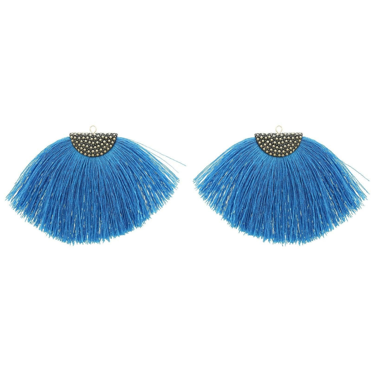 Drop abanico azul Drops de Joyería Regina Castillo