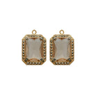 Drop baguette chico con baño de oro Drops de Joyería Regina Castillo