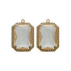 Drop baguette clásico dorado Drops de Joyería Regina Castillo