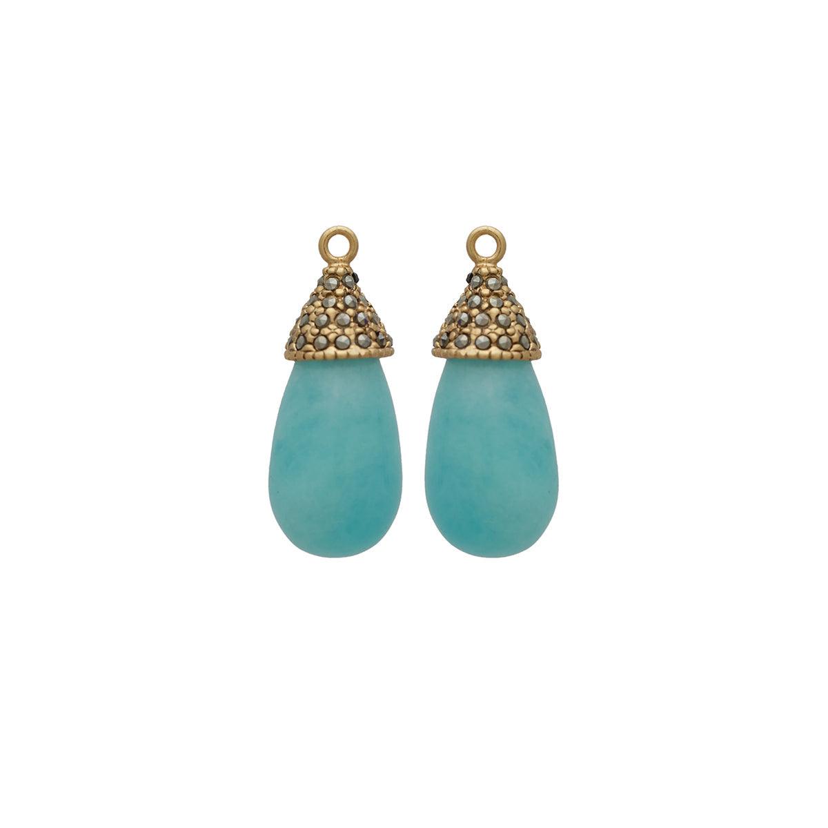Drop calabazo turquesa Drops de Joyería Regina Castillo