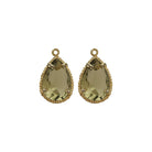 Drop clásico chico con baño de oro Drops de Joyería Regina Castillo