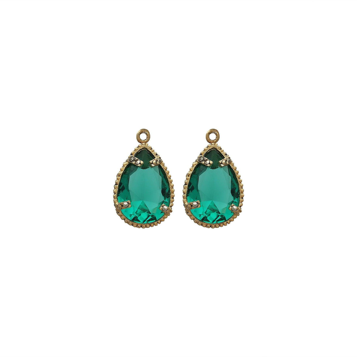 Drop clásico chico con baño de oro Drops de Joyería Regina Castillo