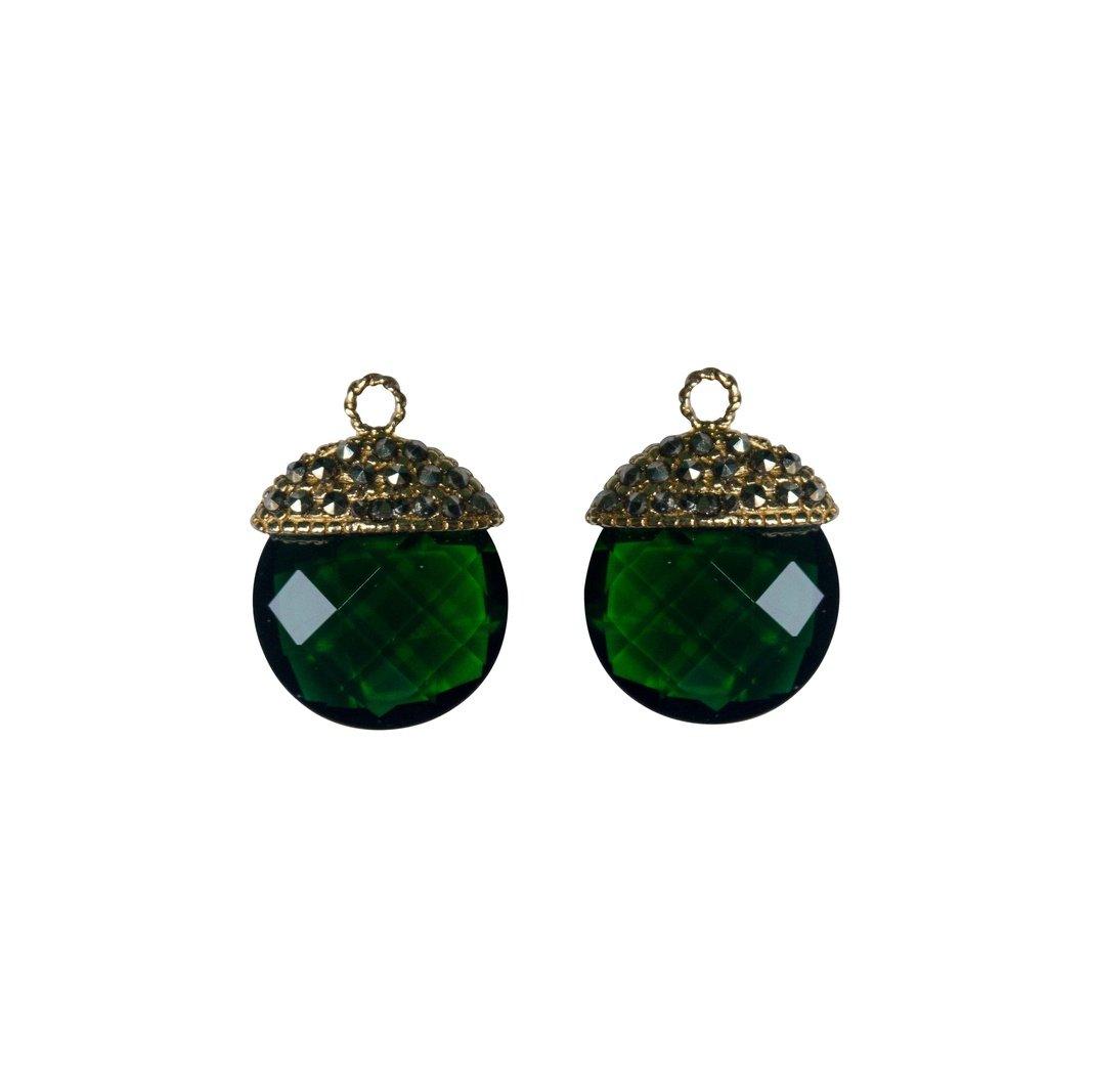 Drop redondo fut gold desmontable Drops de Joyería Regina Castillo