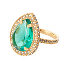 Anillo Jan II de Plata (Verde Bandera) Anillos de Joyería Regina Castillo